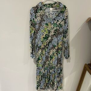 Collared maxi dress